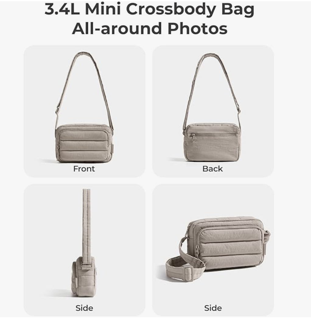 RFID-Blocking Crossbody Bag